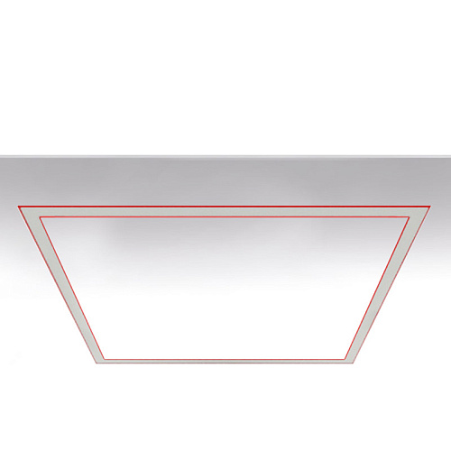 ART-inLINE40-PROF SQUARE LED Светильник встраиваемый квадрат Downlight   -  Встраиваемые светильники 